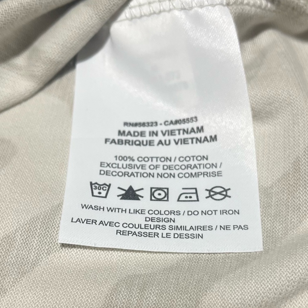Jordan Beige Abstract Pattern Tee - Picture 6 of 6